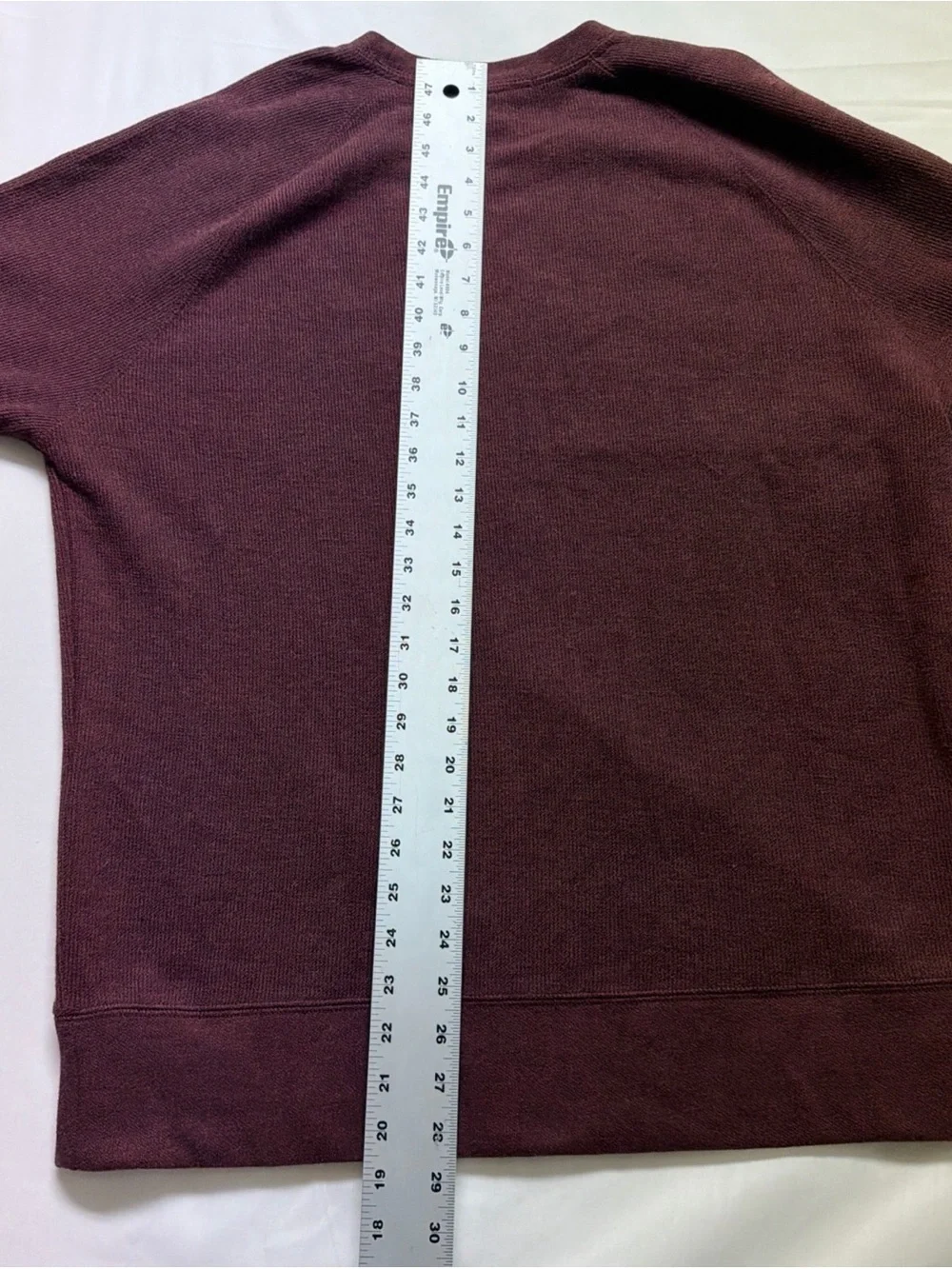 Banana Republic Men's Large Crewneck Sweater Red Burgundy